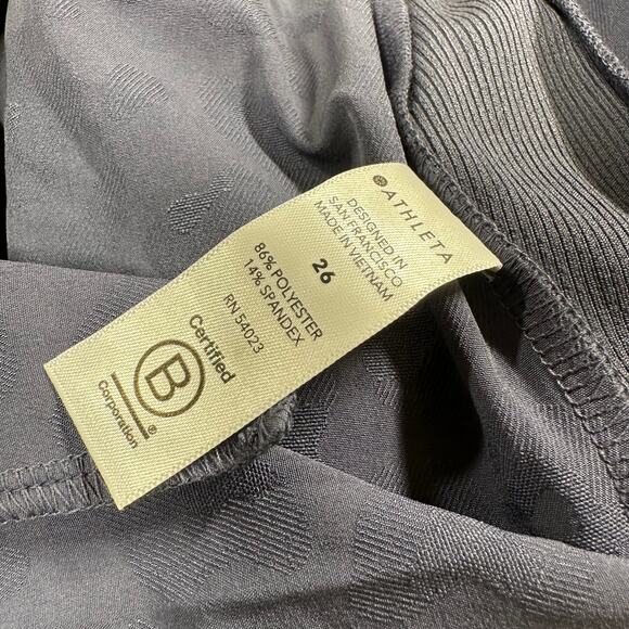 Athleta Brooklyn Textured Jumpsuit Medieval Violet Women's Size 26 New With Tags - Picture 9 of 13